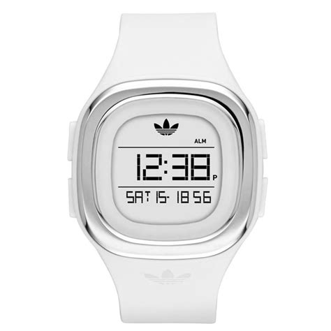 witte adidas sporthorloge